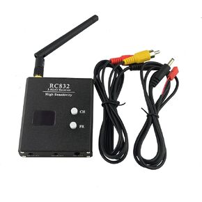 جهاز استقبال الصوت والفيديو Wolfwhoop WR832 5.8 جيجا هرتز 40 قناة لاسلكية FPV لطائرات السباق بدون طيار والمروحيات المتعددة in Kuwait