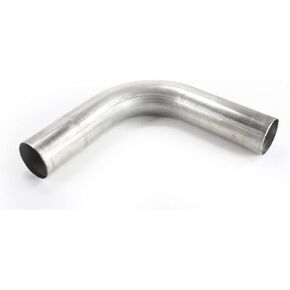Patriot Exhaust H6954 2-1/2" 304 Stainless Steel 90° Bend Exhaust Pipe