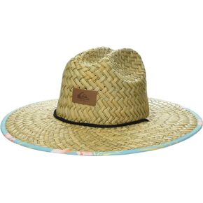 Quiksilver Men's Outsider Lifeguard Wide Brim Beach Sun Straw Hat