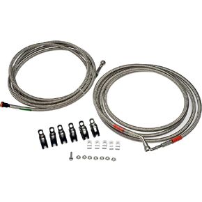 Dorman 819-811 Front Flexible Stainless Steel Braided Fuel Line Compatible with Select Chevrolet / Pontiac / Saturn Models (OE FIX)