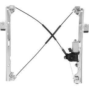 Vurkcy Front Passenge Side Window Regulator with Motor (2 Pins) 741-443 Compatible with Chevy Silverado 1500/2500HD/Tahoe/Suburban, GMC Sierra/Yukon 2007-2014, Cadillac Escalade 2007-2008
