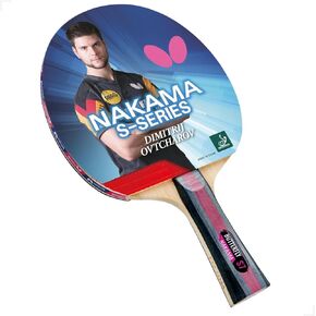 Butterfly Nakama S-7 Table Tennis Racket – Professional ITTF Approved Butterfly Ping Pong Paddle – Sapphira Table Tennis Rubber and Thick Sponge Layer Ping Pong Racket – 2 Ping Pong Balls Included