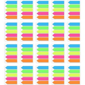 Translucent Book Tabs,Sticky Tabs,Book Markers for Reading,and Annotation Tabs.Small Complete Annotation Kit - Ideal for Annotating Books,File Index Tabs,Colored Page Markers,and More
