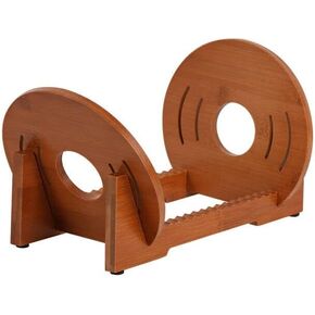 حامل تخزين تسجيلات الفينيل - رف عرض ألبوم الموسيقى العتيق على سطح الطاولة - رف منظم تخزين سجلات الفينيل - حامل LP قائم حديث - يحمل ما يصل إلى 50 ألبومًا أو قرصًا مضغوطًا - الخيزران - بني فاتح in Kuwait