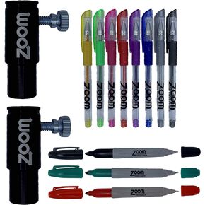 Zoom Pen and Marker Holder All-In-One Kit for use in the Cameo, Cameo 2, Cameo 3, Curio, Portrait, Silhouette, Silhouette SD, KNK, Zing, and Wishblade Precision