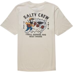 Salty Crew Boy's Fish Fight Short Sleeve Tee (Little Kids/Big Kids) in Saudi Arabia