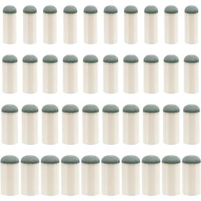 XIHIRCD 40pcs Slip On Pool Cue Tips, 4 Sizes Pool Stick Repair Kit Tips No Glue or Tool Required Billiard Cue Tips Replacement 9mm, 10mm, 12mm, 13mm Billiard Stick Tips for Snooker and Pool Cues