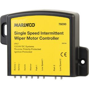 Marinco 76090 Single Speed Wiper Motor Controller, Retail