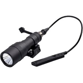 KECPVLI Tactical LED Mini Scout Weaponlights Single Mode Hunting Light with Pressure Switch and Rifle Mount Black in Saudi Arabia