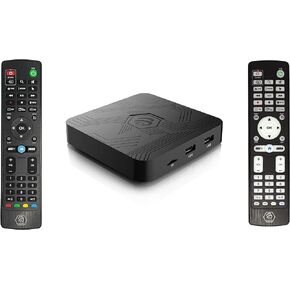 buzz tv Essentials E2 4K Android Box |16GB Storage 2GB Ram | Bonus IR-100l ( Luminous ) Factory Replacement Remote Control