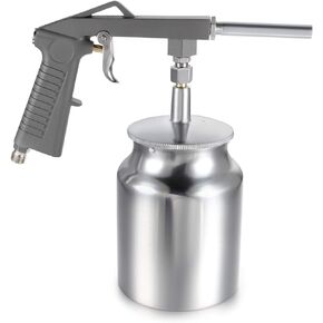 AutoHorizon Air Undercoating Spray Gun with Suction Feed Cup Apply Sprayable Truck Bed Liner Coating, Rubberized Undercoat, Rust Proofing, Chip Guard Paint - Pneumatic Automotive Application Sprayer