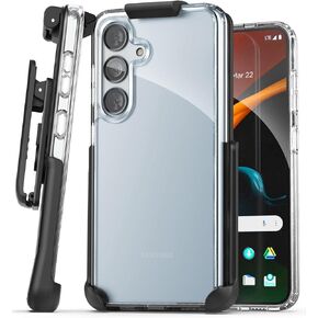 Encased Holster for Samsung Galaxy S24 Case with Belt Clip (Clear) (S24)