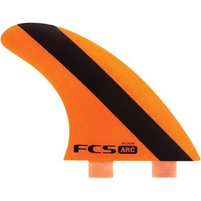 FCS ARC Performance Core Surfboard Tri Fin Set - Orange /Black in Saudi Arabia