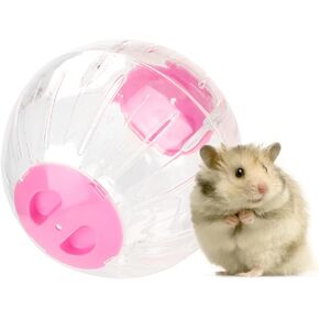 Hamster Exercise Ball, Hamster Ball, 7.3 inch Pet Gerbil Plastic Running Ball Gerbil Bball for Small Animal Pet Rat Mice Gerbil Running Jogging Playing