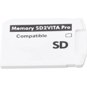 Vita Memory Card Adapter, Faster Loading, Easy to Eject, Compatible with PS Vita 1000 2000, 3.60 HENkaku, 256GB Micro Storage Card, 1:1 Accuracy Molding