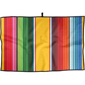 Mexican Colorful Sarape Soft and Cool Golf Towel Sports Towel Essential Ideal Quick-Drying Towel…