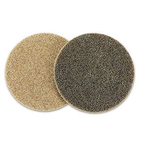 BHA Hook & Loop Surface Conditioning Discs for Metal Surface Prep, 5" - 10 Pack (Red (Medium))