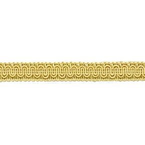 5/8" (1.5cm) Basic Solid Collection Scroll Gimp Braid Trim # 0058SG, Light Gold #B7 (Light Yellow Gold) 12 Yard Value Pack (11m/36 ft)