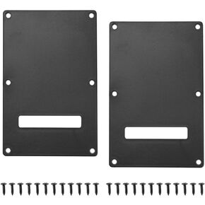ECSiNG 2Pcs Guitar Backplate Replacement Compatible with Fender Stratocaster US/Mexico Modern Style Electric Guitar Standard Guitar Back Plate