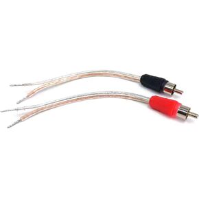GaoZhuo 2-Pack RCA Male to Speaker Wire Adapter Cable, 5.5-inch/14cm - Black/Red, Audio Video Conversion for Amplifiers and Audio Receivers in Saudi Arabia