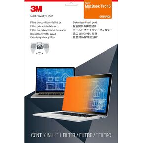 3M Gold Privacy Filter for 15" Apple MacBook Pro with Retina Display (2012-2015 Model) (GFNAP005) in Kuwait
