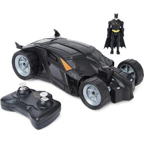 DC Comics, Batman Batmobile Remote Control Car, Easy to Drive, Compatible with Batman Figures, Kids Toys for Boys and Girls Ages 4 and Up