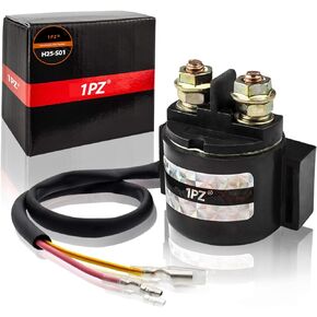 1PZ H25-S01 Premium Starter Solenoid Relay Replacement for Honda TRX250EX TRX 250 EX Sportrax 2002 2003 2004 2005 2006 2007 2008 2009 2011 2012 2013 2014 2016 2017 2018 2019 2020
