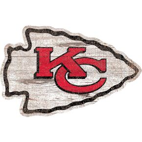 Fan Creations NFL Kansas City Chiefs Unisex Kansas City Chiefs Team Logo 8in Cutout, Team Color, 8 inch, (N0983-KCC)