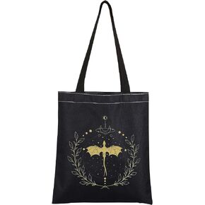 CMNIM Fourth Wing Merch Gift Fourth Wing Book Sleeve Empyrean Series Book Gift Dragon Rider Gift for Bookish Book Worm Pouch