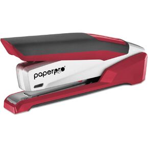 PaperPro 1117 inPOWER+ 28 Premium Desktop Stapler, 28-Sheet Capacity, Red/Silver