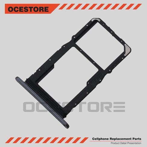 قطعة بديلة من OCESTORE لـ Revvl V 4G SIM فتحة بطاقة Micro SD جزء حامل صينية الذاكرة لـ Revvl V 4G (أسود) in Saudi Arabia