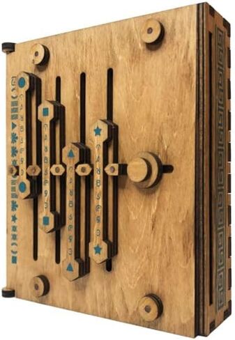 Project Genius Inc. Viking Sea Chest – Gift Box Puzzle, Brain Teaser Box That Holds Gift Cards, Money, Artfully Crafted Wooden Puzzle, Secret Box, Gift Box, Puzzle Box in Saudi Arabia