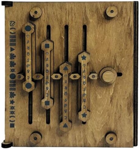 Project Genius Inc. Viking Sea Chest – Gift Box Puzzle, Brain Teaser Box That Holds Gift Cards, Money, Artfully Crafted Wooden Puzzle, Secret Box, Gift Box, Puzzle Box in Saudi Arabia