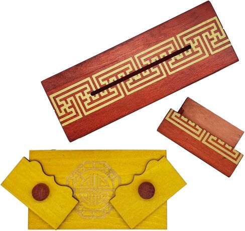 Project Genius Inc. Viking Sea Chest – Gift Box Puzzle, Brain Teaser Box That Holds Gift Cards, Money, Artfully Crafted Wooden Puzzle, Secret Box, Gift Box, Puzzle Box in Saudi Arabia
