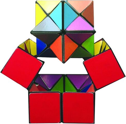 California Creations The Amazing Star Cube: 2 Piece Transforming Geometric Puzzle - Solve The Cube To Find The Hidden Star in Saudi Arabia