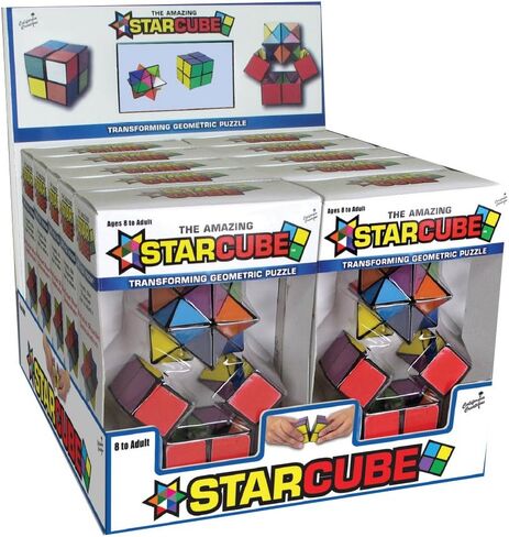 California Creations The Amazing Star Cube: 2 Piece Transforming Geometric Puzzle - Solve The Cube To Find The Hidden Star in Saudi Arabia