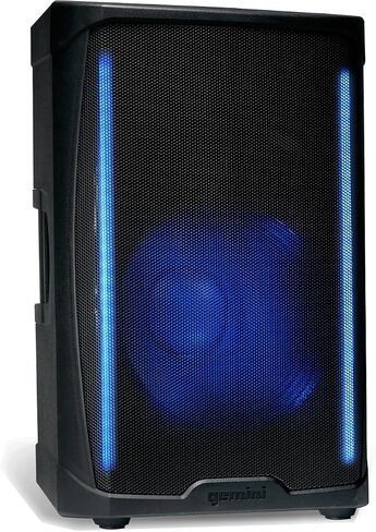 Gemini Sound GD-L215PRO - 1300W Bluetooth PA Speaker with LED Party Lights & 3-Channel Mixer - High-Power 15-Inch Woofer for DJs, Parties, Outdoor Events - User-Friendly Design for Enthusiasts in Saudi Arabia