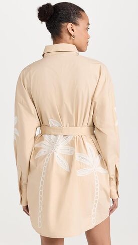 فستان قميص نسائي من Hemant and Nandita مع حزام ربط وحزام منزلق in Kuwait