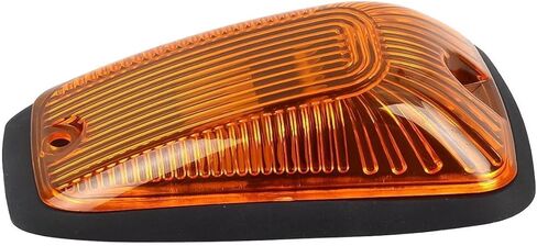 5 X Cab Marker Light, Compatible with 1988-2002 Chevy/GMC C1500 C2500 C3500 K1500 K2500 K3500 Pickup Trucks Amber Lens White LED Cab Roof Running Lights, Top Clearance Light Harness w/Wiring Pack in Kuwait