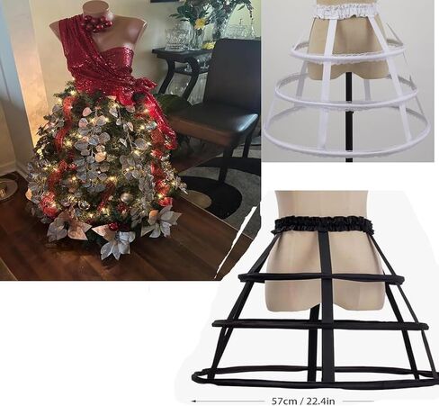 Cage Hoop Skirt Petticoat Dress Pannier Bustle Crinoline Underskirt in Saudi Arabia