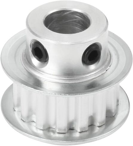 uxcell Aluminum 15 Teeth 5mm Bore 5.08mm Pitch Timing Belt Pulley for 10mm Belt in Saudi Arabia