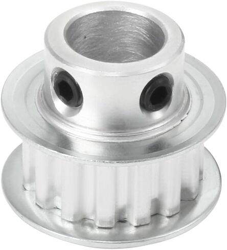 uxcell Aluminum 15 Teeth 5mm Bore 5.08mm Pitch Timing Belt Pulley for 10mm Belt in Saudi Arabia