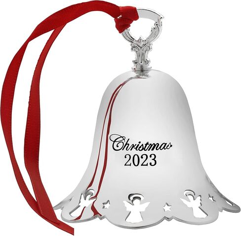 Towle 2023 Silver Plated Pierced Bell Ornament, 44th Edition in Saudi Arabia