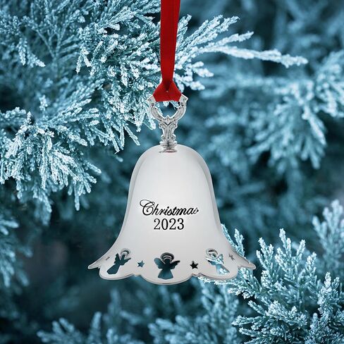 Towle 2023 Silver Plated Pierced Bell Ornament, 44th Edition in Saudi Arabia