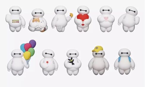 Disney Big Hero 6 Baymax Figural Bag Clip Series 50-3D Foam Figural Bag Clip in Blind Bag - Keychain ONE Random Bag PER Order in Saudi Arabia