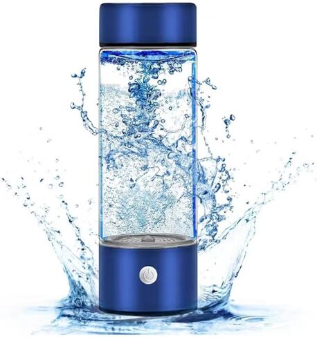 مولد زجاجة مياه هيدروجين مع تقنية SPE PEM مؤين الماء، 420 مل، تحليل كهربائي سريع لمدة 3 دقائق، المنزل والمكتب والسفر والشرب اليومي in Kuwait