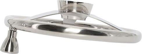 YaeMarine عجلة قيادة قارب من الفولاذ المقاوم للصدأ مقاس 13-1/2 بوصة ضياء 3 تكلم عجلة قيادة رياضية مع مقبض تحكم وغطاء in Kuwait