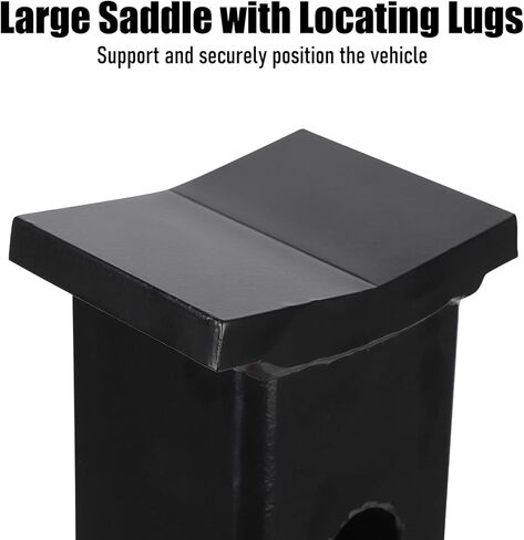 حامل رافعة السيارة عالي التحمل، حامل رافعة سيارات بارتفاع قابل للتعديل من النوع الدبوس مع قفل، سعة 22 طن (44,000 رطل)، أحمر، زوج واحد in Kuwait