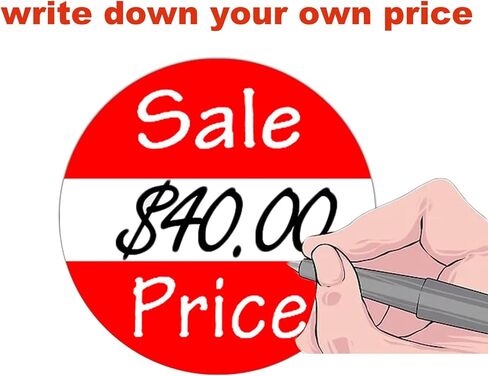 2 Roll 1 Inch Round Sale Price Circle Dots Stickers, 500 Labels Per Roll in Saudi Arabia