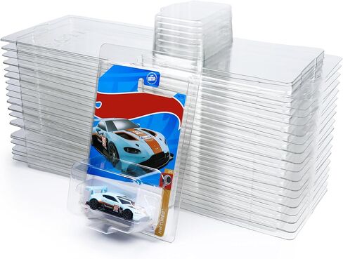 26-Pack Mainline Storage Protector Case for Hot Wheels and Matchbox Standard, Ultimate Clarity, Durable Display Shields, Protector Packs, Plastic Case Protector, OneTheKing in Saudi Arabia